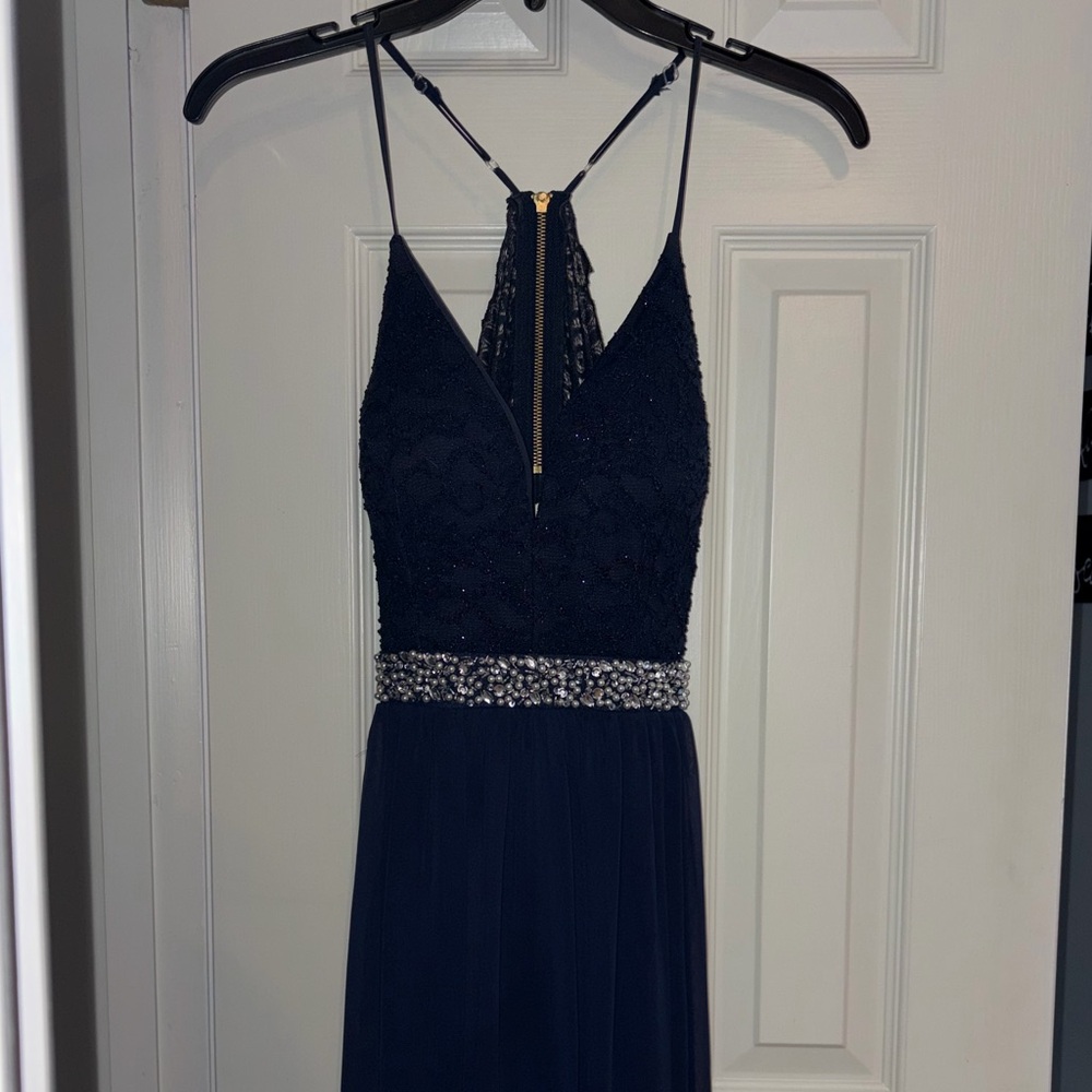Navy Blue Formal Dress